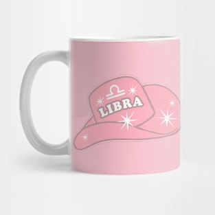 Libra - Pink Cowgirl Hat Zodiac Sign Mug